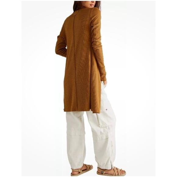 Free People Mustard Cardigan - Picture 3 of 12